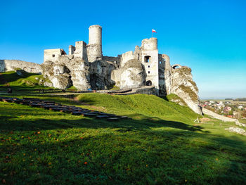 Old ruins against sky