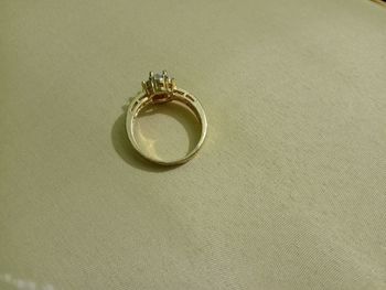 Close-up of wedding rings