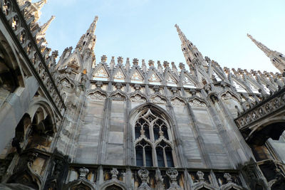 Low angle view of a catholic cathedral