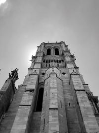 Low angle view of historical building against sky