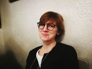 Close-up portrait of young woman