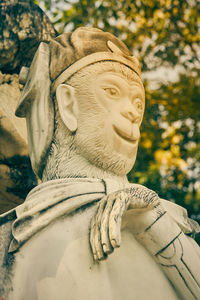 Close-up of buddha statue