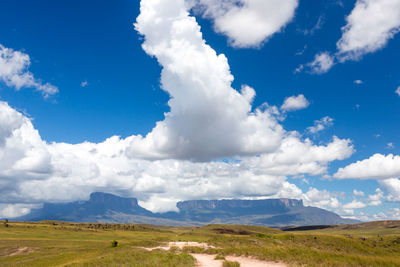 Scenic view of landscape against sky