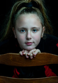Portrait of cute girl