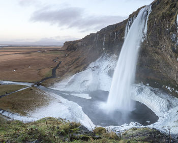 View of waterfall