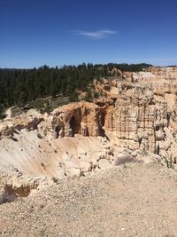 View of rock formations