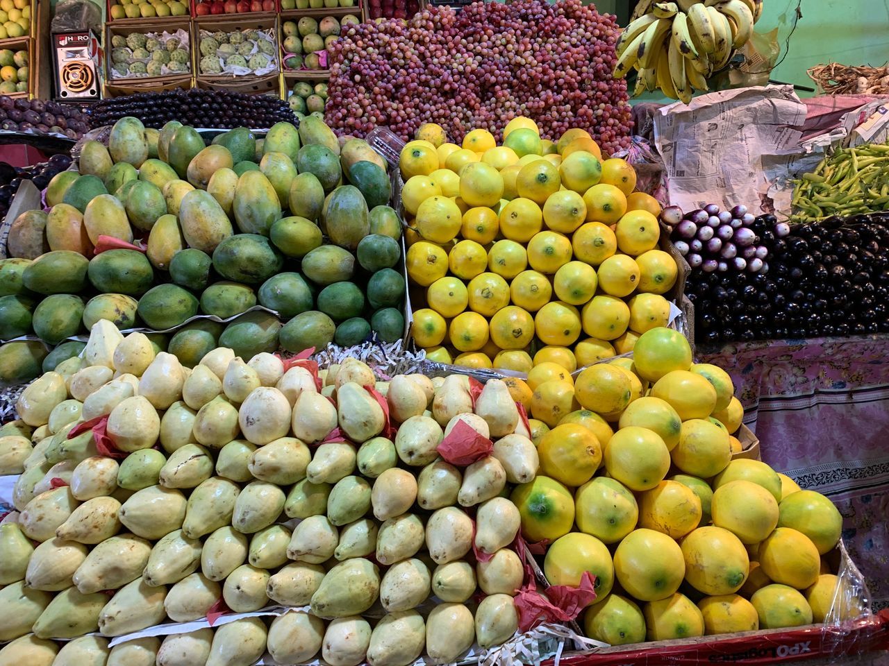 FRUITS IN MARKET FOR SALE