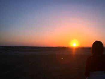 Scenic view of sunset