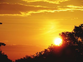 Scenic view of sunset sky