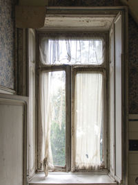 Interior of abandoned house