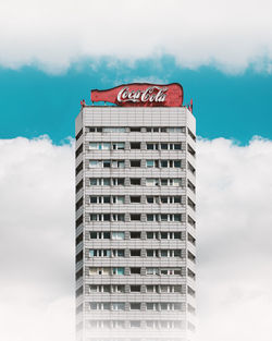 Low angle view of building against sky