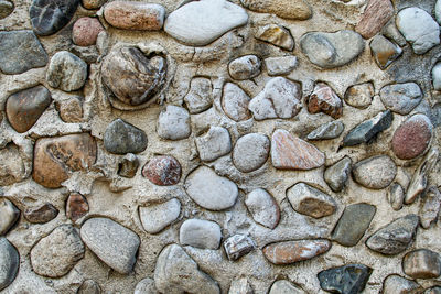 Full frame shot of stones