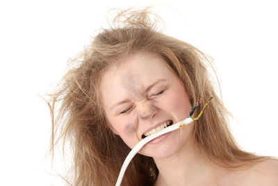 Portrait of a teenage girl