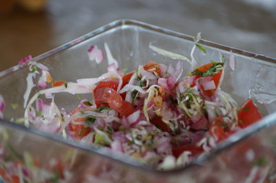 Close-up of food in plate