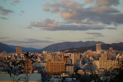 Cityscape against sky