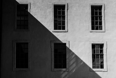 Light and shadow on a classical building