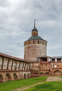 View of old building against sky