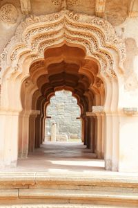Corridor of historic building