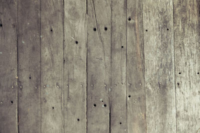 Full frame shot of wooden wall