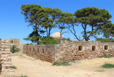 Old ruins against clear sky