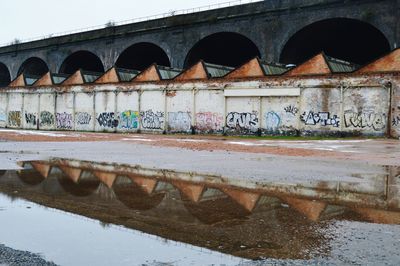 Built structure in water