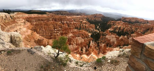 Scenic view of mountain range