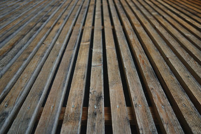 Full frame shot of wooden floor