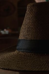 Close-up of hat