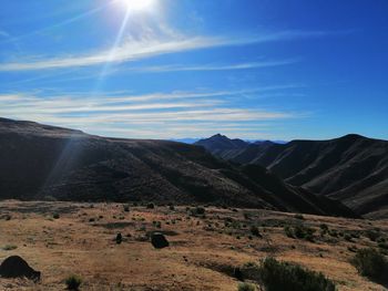 Scenic view of landscape against sky