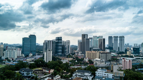 Cityscape against sky