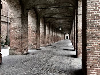 Corridor of old building