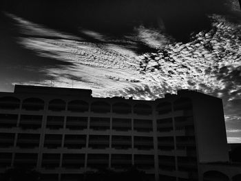 Low angle view of historic building against sky