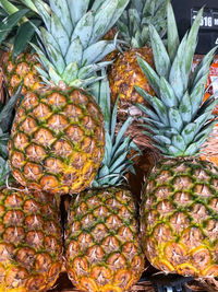 Full frame shot of pineapple