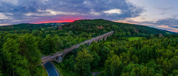 Panoramic view of landscape against sky