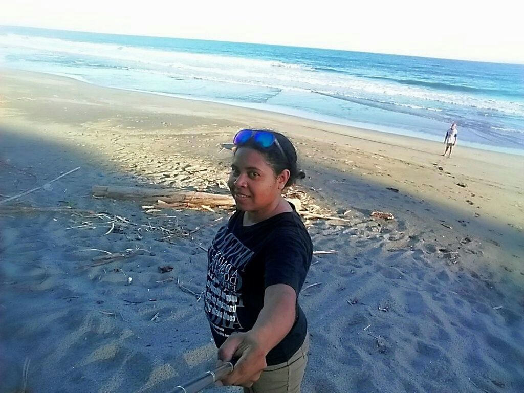 In mandopi beach..  Manokwari city