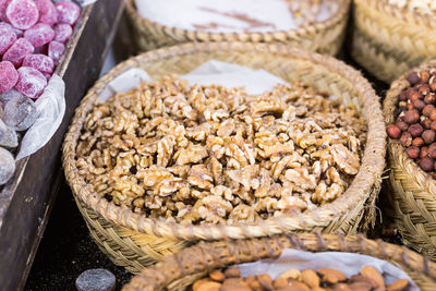 Close-up of food for sale at market