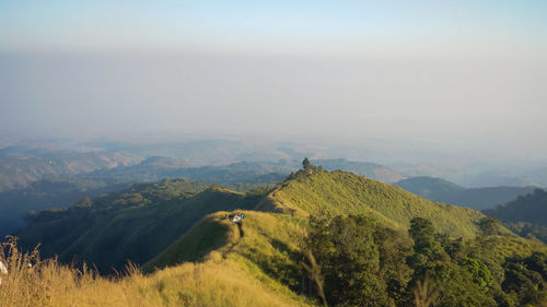 Scenic view of landscape against sky