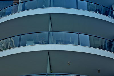 Modern building against blue sky