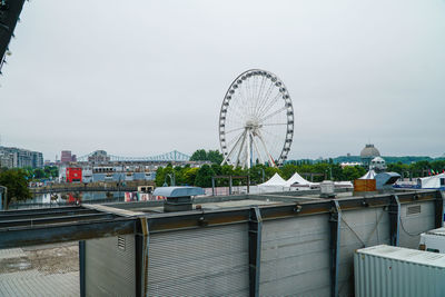 Ferris wheel against sky