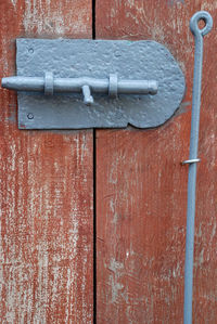 Full frame shot of metal door