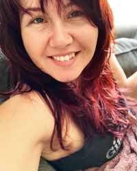 Portrait of smiling young woman