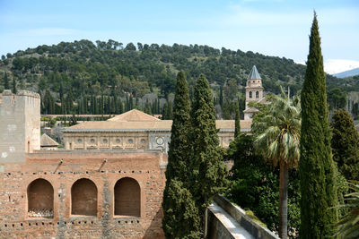 View of old building in city