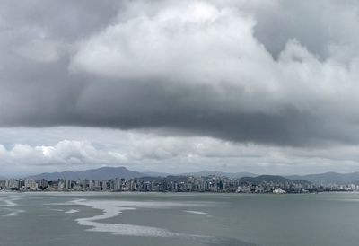 Panoramic shot of sea against sky