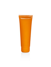 Close-up of drink against white background