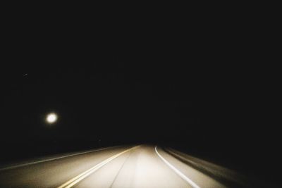 Road at night