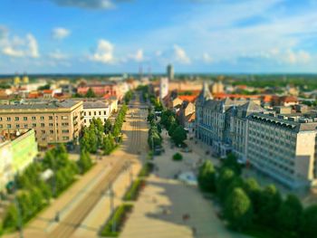 Buildings in city