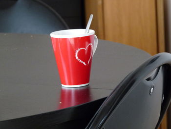 Close-up of drink on table