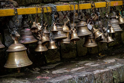 Bell hanging at temple