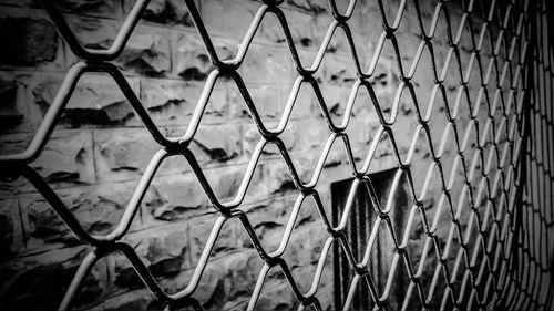 Full frame shot of chainlink fence