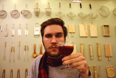 Portrait of young woman